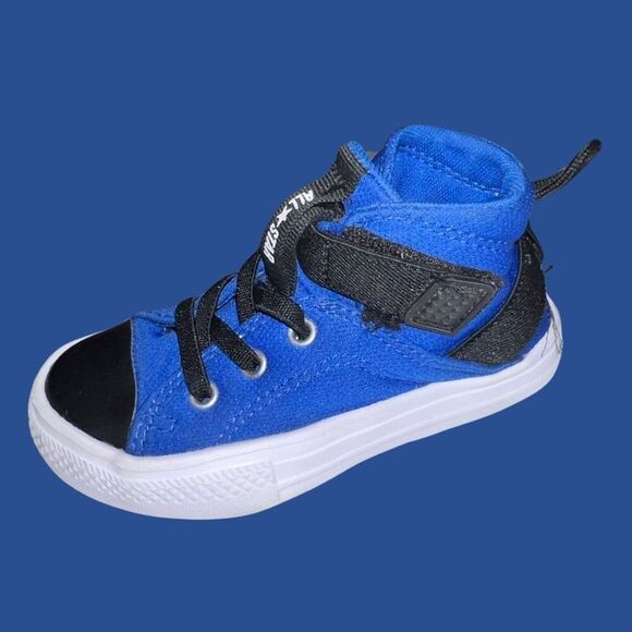 Toddler Converse Chuck Taylor Royal Blue Superplay Hi Infant Boys Sneakers Sz 9 - Picture 1 of 8
